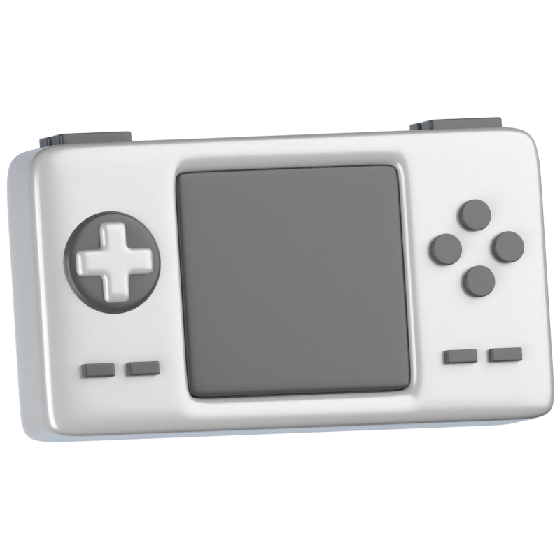 Icono Gameboy 3D 3D Graphic