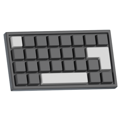 Gaming Tastatur 3D Icon 3D Graphic