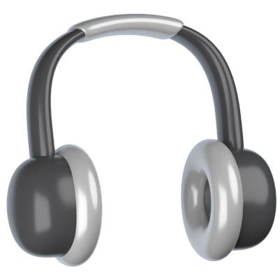 Headphone 3D Icon 3D Graphic