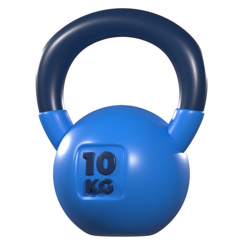 Kettlebell 3D Icon