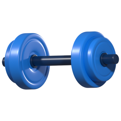 Dumbbells 3D Icon 3D Graphic