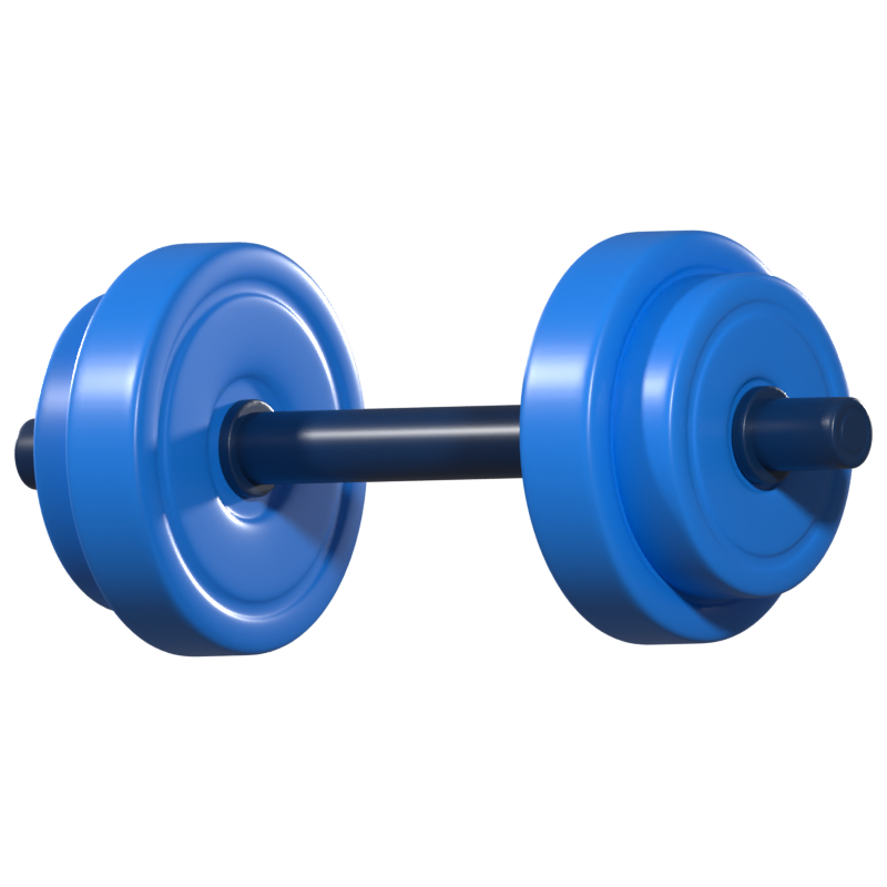 Dumbbells 3D Icon