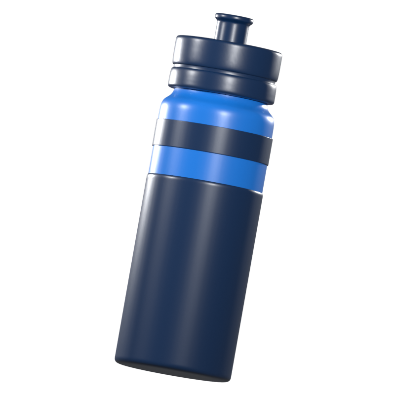 Fitnessstudio Flasche 3D Icon