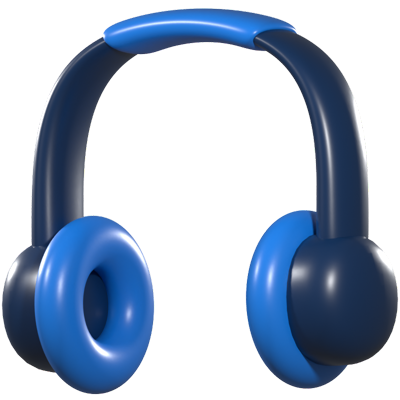 Headphone 3D Icon 3D Graphic