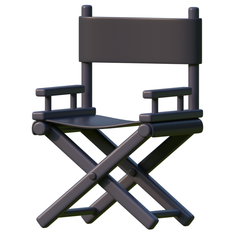 Silla de director Icono 3D 3D Graphic