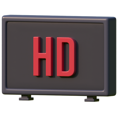 HD Quality 3D Icon 3D Graphic