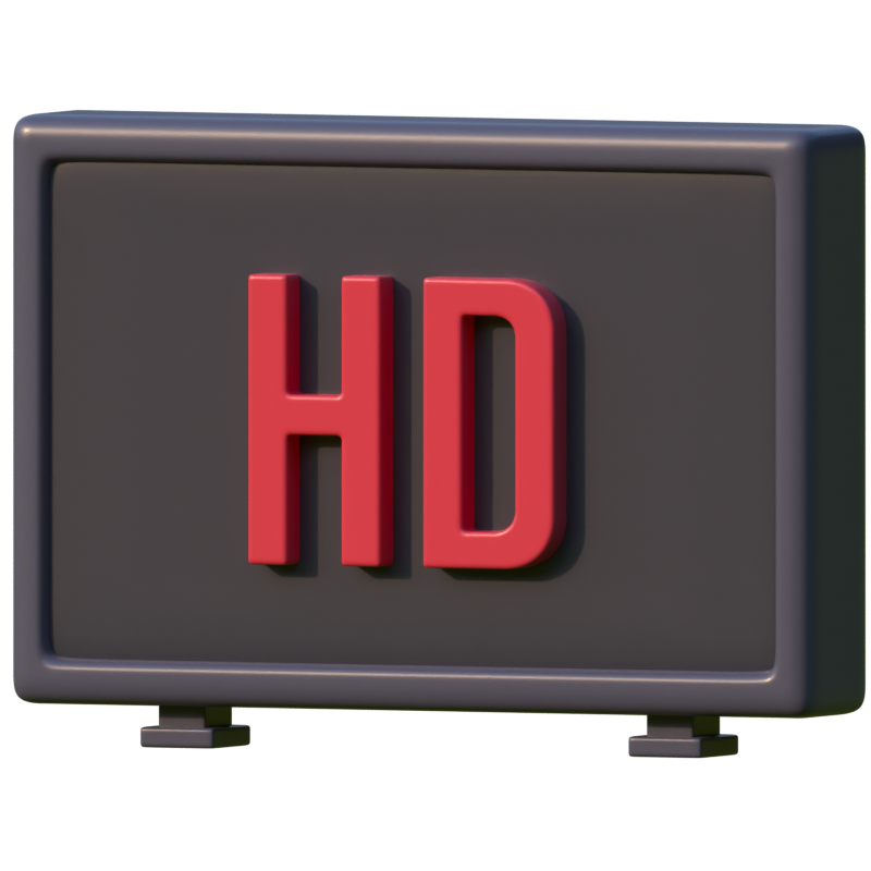 HD Quality 3D Icon 3D Graphic