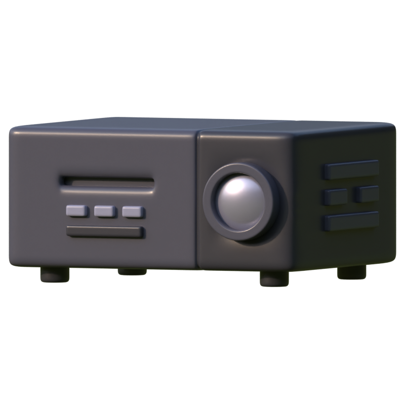 Movie Projector 3D Icon