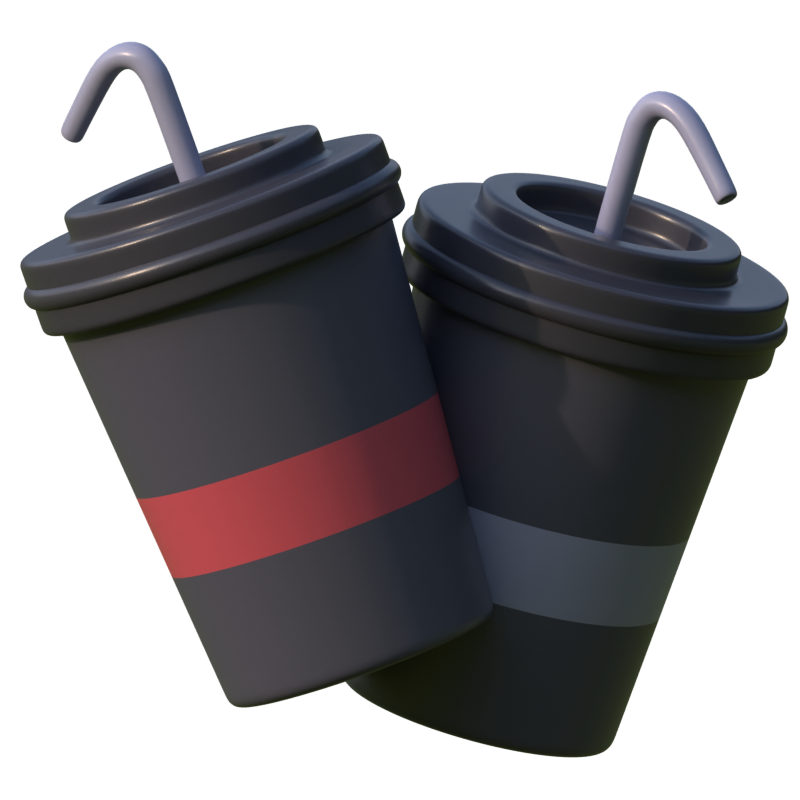 Softdrink 3D-Symbol 3D Graphic