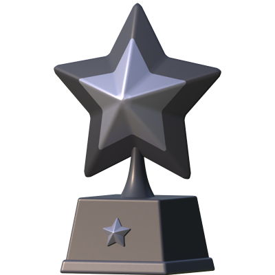 movie award icono 3d 3D Graphic