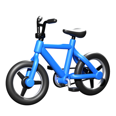 Bicicleta Icono 3D 3D Graphic