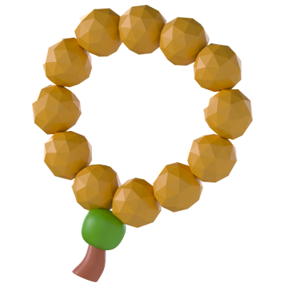 Prayer Beads 3D Icon 3D Graphic