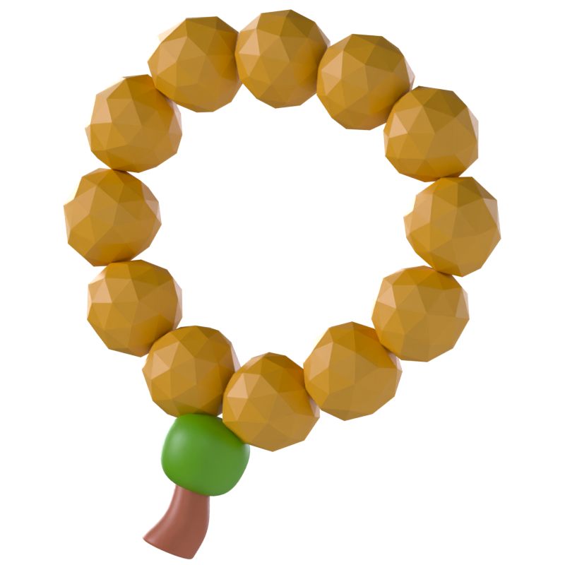 Prayer Beads 3D Icon