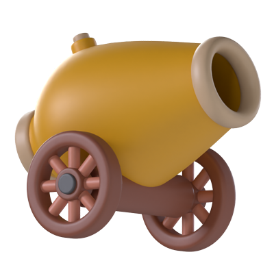 Ramadan Cannon 3D Icon 3D Graphic