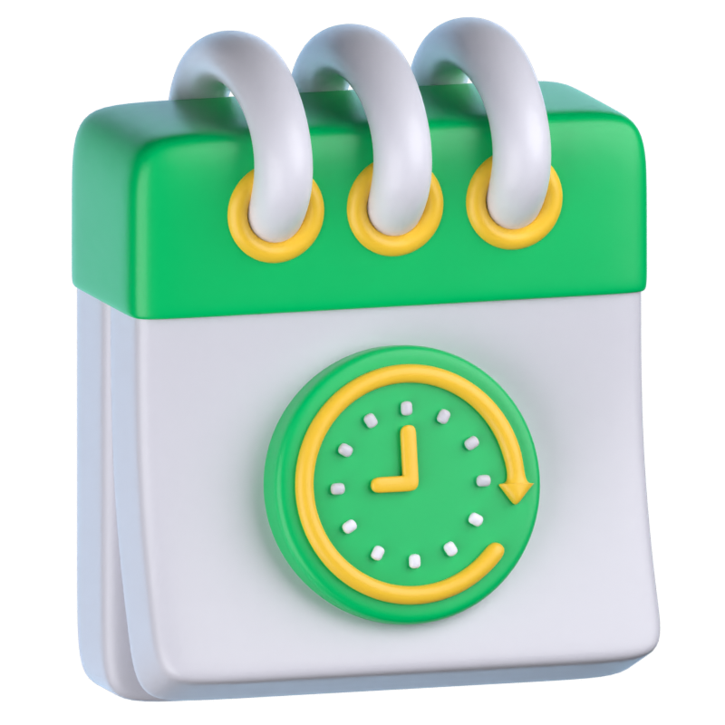 Calendar Schedule 3D Icon