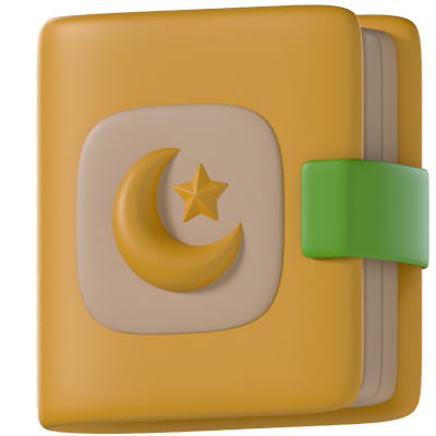 Holy Quran Book 3D Icon 3D Graphic