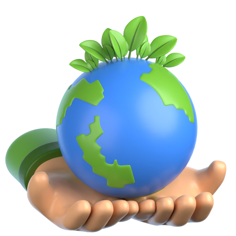 Save Earth 3D Icon