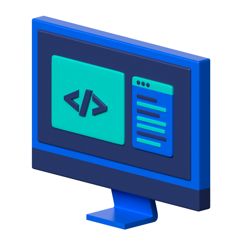 Programming 3D Icon 3D Graphic