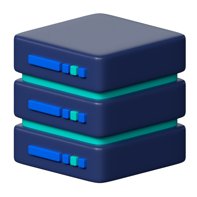 Database 3D Icon 3D Graphic