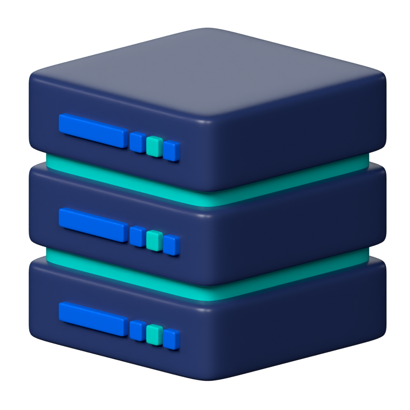 Database 3D Icon 3D Graphic