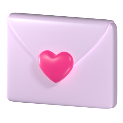 liebe e-mail 3d-symbol 3D Graphic