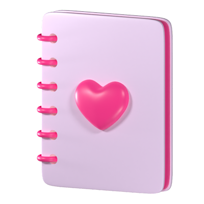 Love Note 3D Icon 3D Graphic