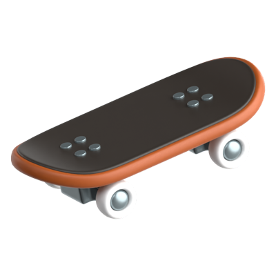 Skateboard 3D Icon 3D Graphic