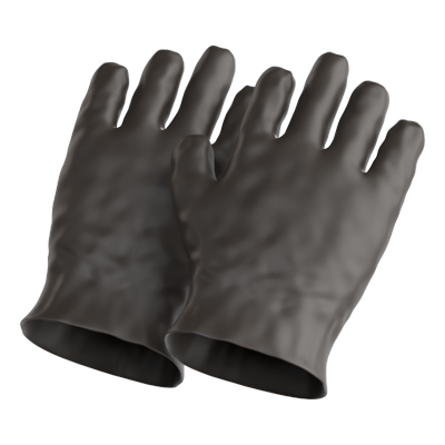 guantes icono 3d 3D Graphic