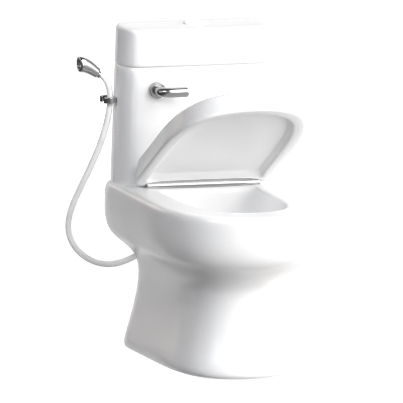 Toilet 3D Icon