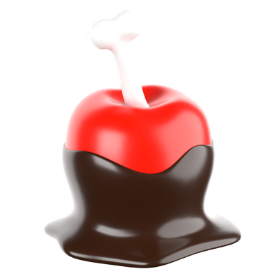 Apple Candy 3D Icon 3D Graphic