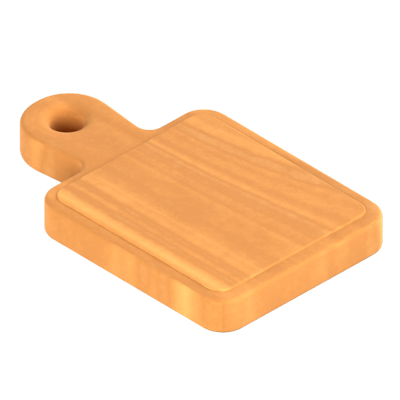 Chopping Board 3D Icon 3D Graphic