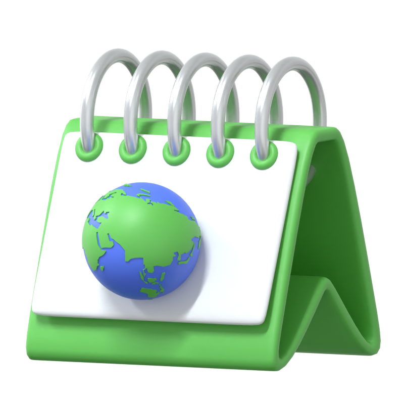 Earth Day 3D Icon