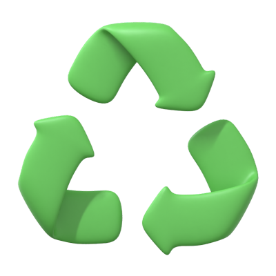 Recyceln 3D-Symbol 3D Graphic