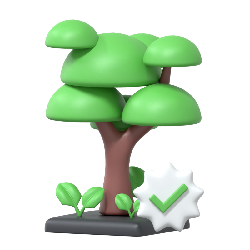 Go Green 3D Icon 3D Graphic