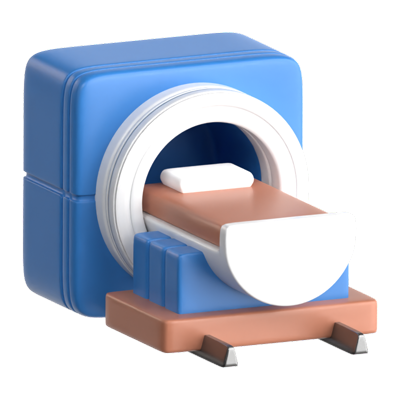 MRI Machine 3D Icon 3D Graphic