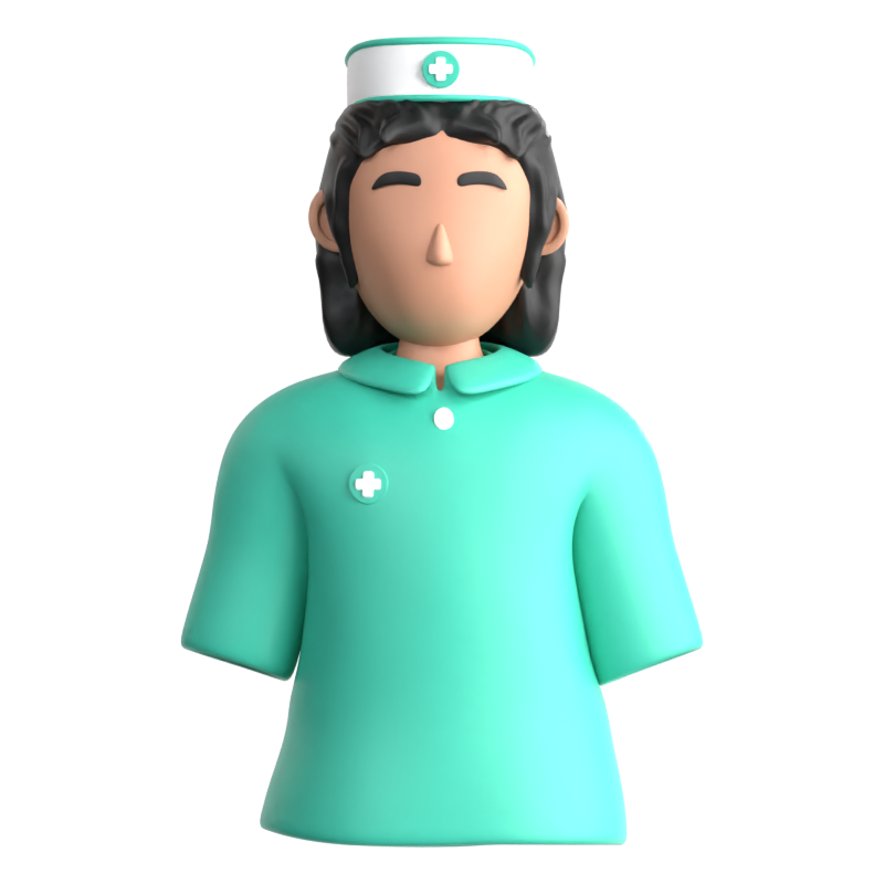 Nurse 3D Icon 3D Graphic