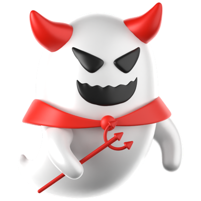 Devil Ghost 3D Icon 3D Graphic