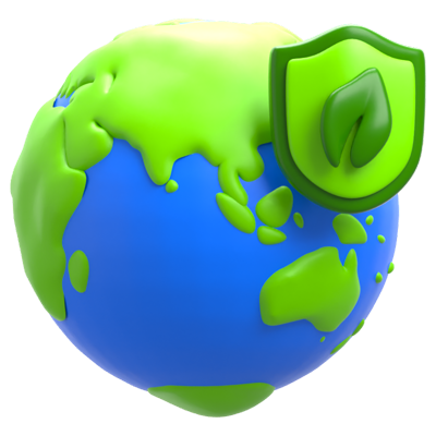 Ecology Protect 3D Icon 3D Graphic