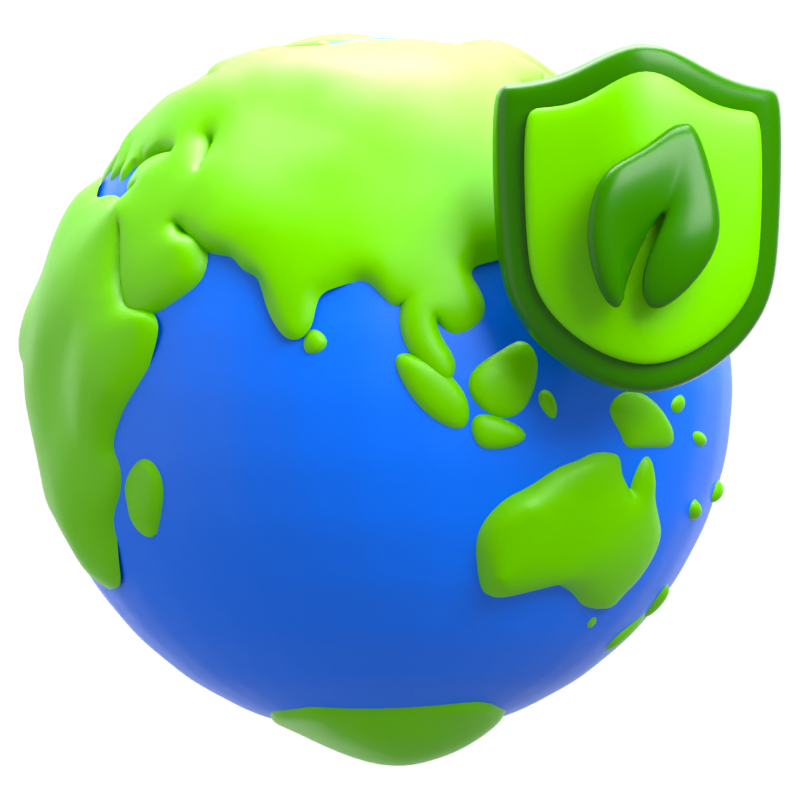 Ecology Protect 3D Icon 3D Graphic