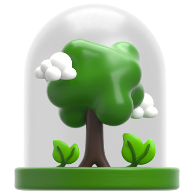 Ecology Air 3D Icon 3D Graphic