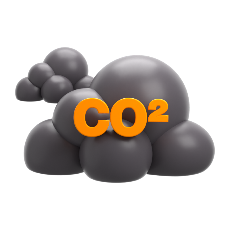 Ecología Co2 Icono 3D 3D Graphic