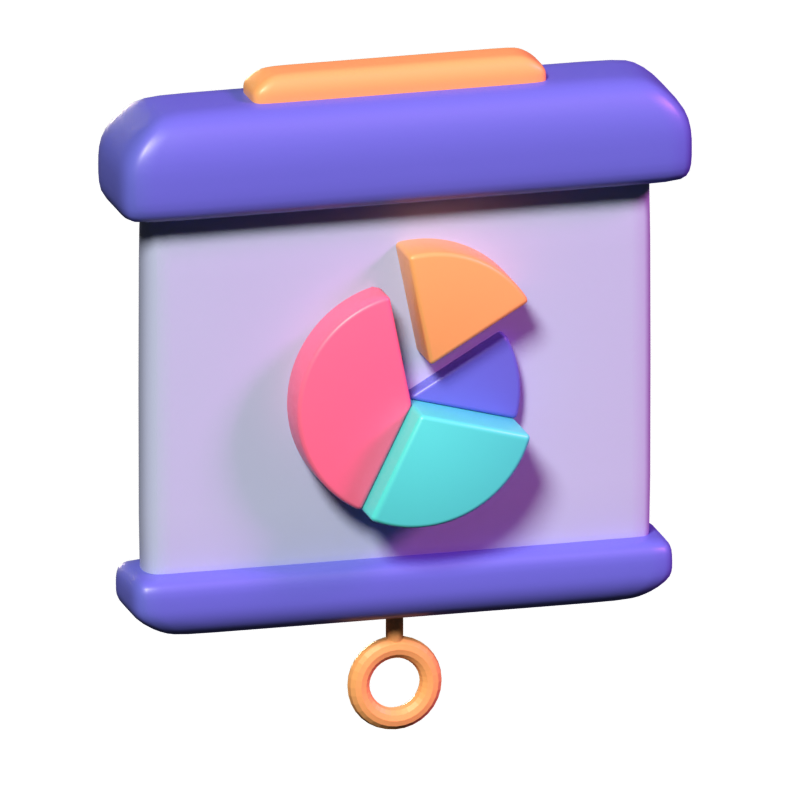 Presentation 3D Icon