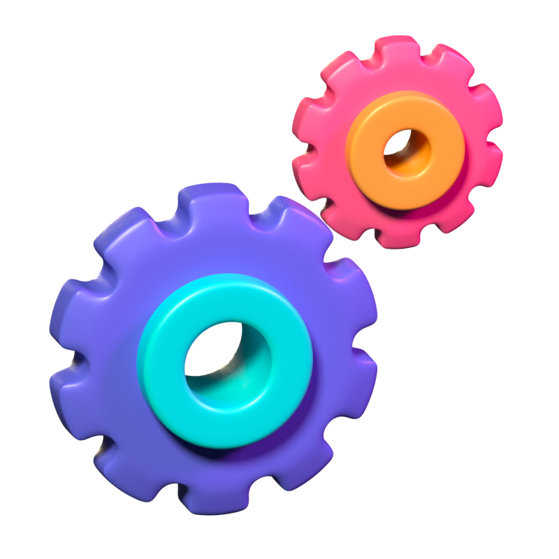 Gear 3D Icon 3D Graphic