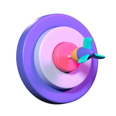 Target 3D Icon 3D Graphic