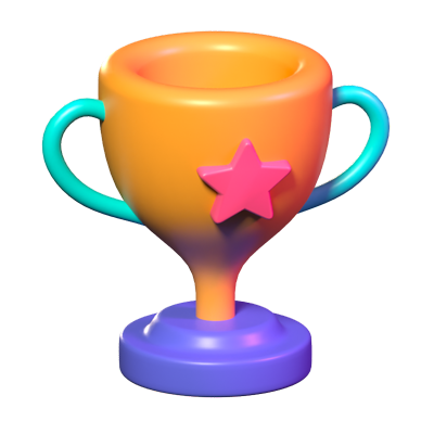 Trophy 3D Icon 3D Graphic