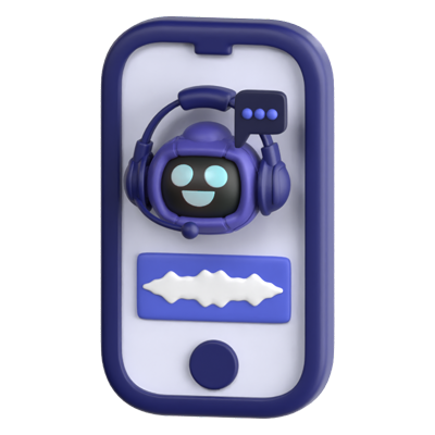 AI Assistant 3D Icon 3D Graphic