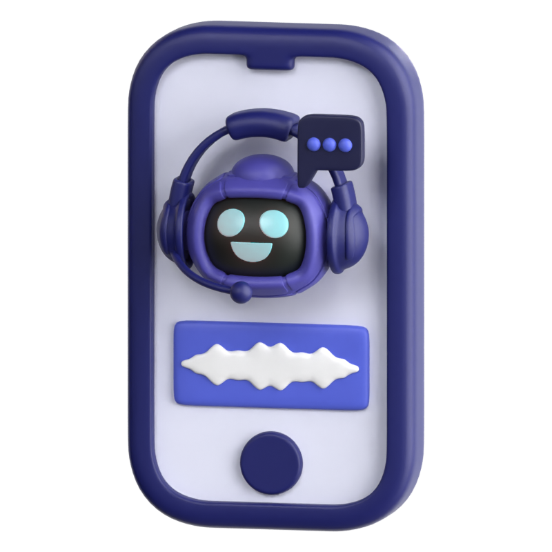 AI Assistant 3D Icon