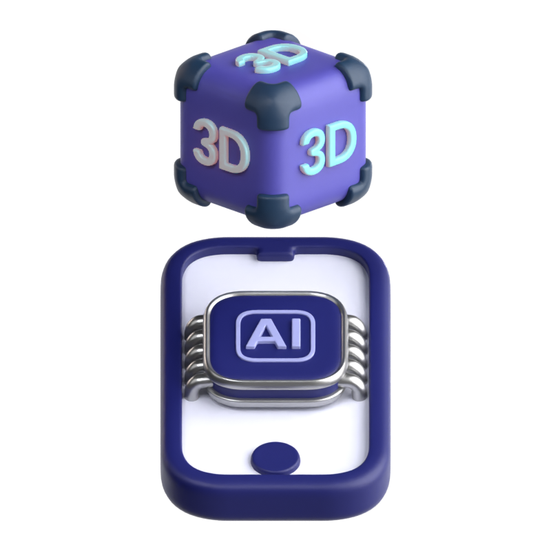 Icono 3D de realidad aumentada 3D Graphic