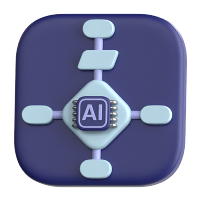 Algorithm 3D Icon 3D Graphic