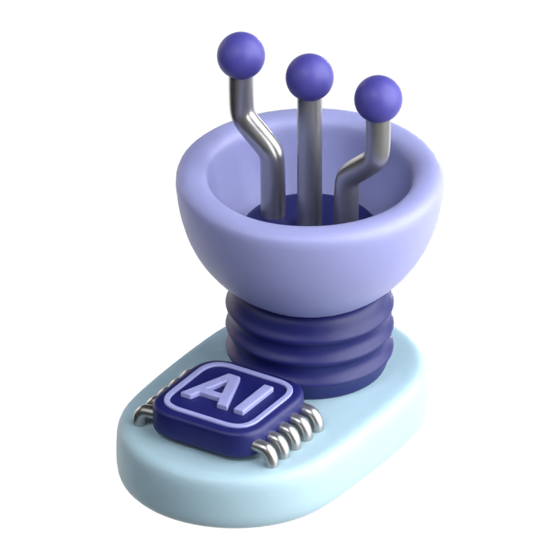 Deep Learning 3D Icon 3D Graphic